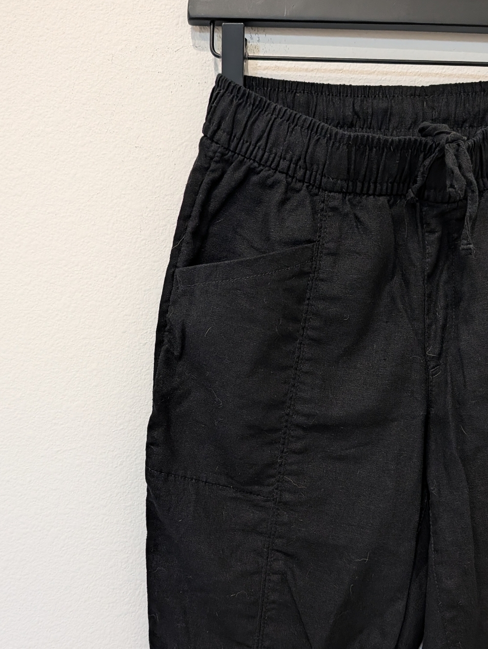 Linen Cropped Pants - Picture 4 of 11